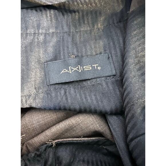 Axist 36/30 Men's Pleated Cuffed Brown with Slight Sheen Career Dress Pant - Picture 8 of 9